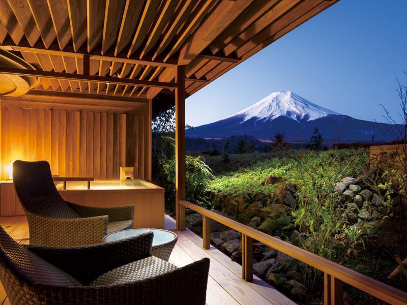 Fujisan Onsen Bessho Sasa Hotel Fujiyoshida Exterior foto