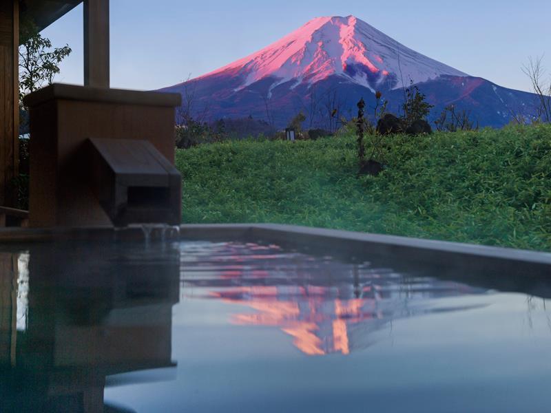 Fujisan Onsen Bessho Sasa Hotel Fujiyoshida Exterior foto